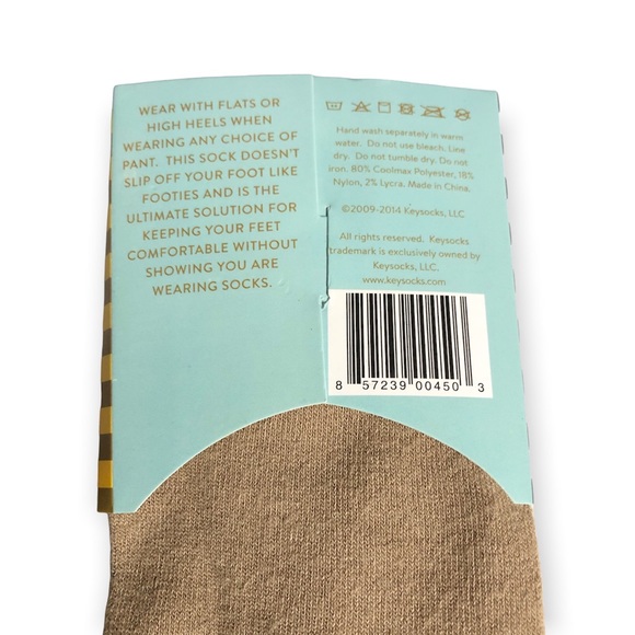 SOLD - Keysocks Knee High No-Show Socks - Picture 4 of 6